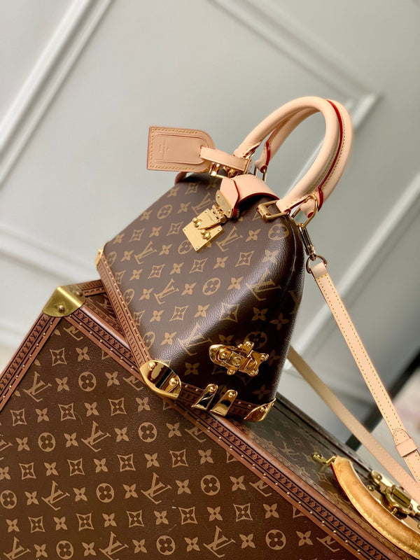 Lv Alma Trunk 26 Brown Monogram