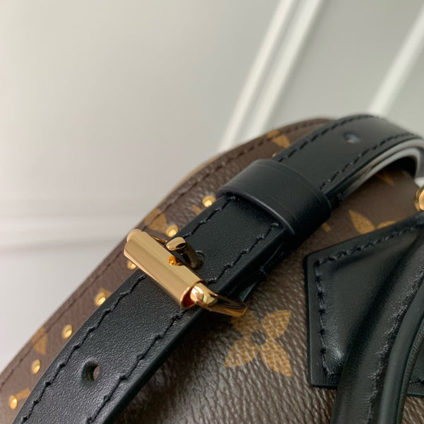 Lv Speedy Trunk 20 Nero Marrone Monogramma