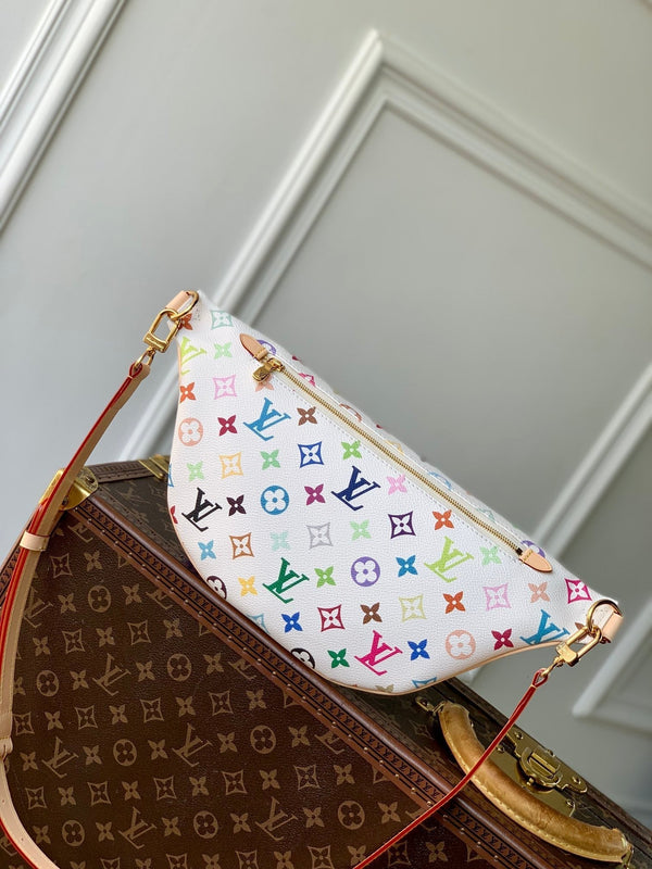 HIGH RISE 38 IN MULTICOLOR MONOGRAM CANVAS