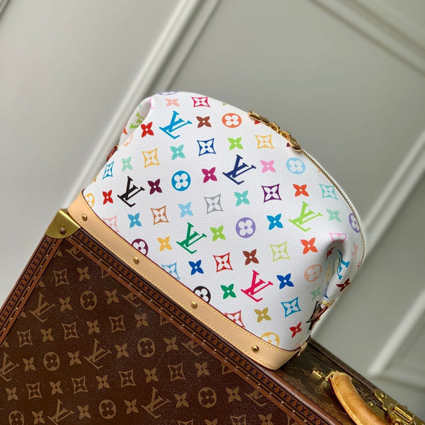 BORSA PER COSMETICI GM 27 IN TELA MONOGRAMMA MULTICOLORE