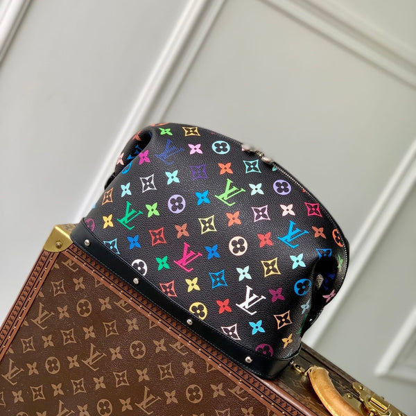 BORSA PER COSMETICI GM 27 IN TELA MONOGRAMMA COLORATA