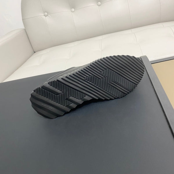 HM Men's Sneaker Black Calfskin 388073