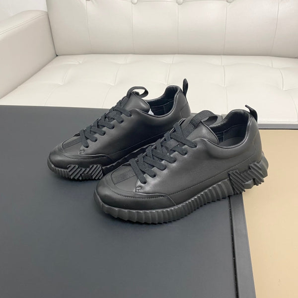 HM Men's Sneaker Black Calfskin 388073