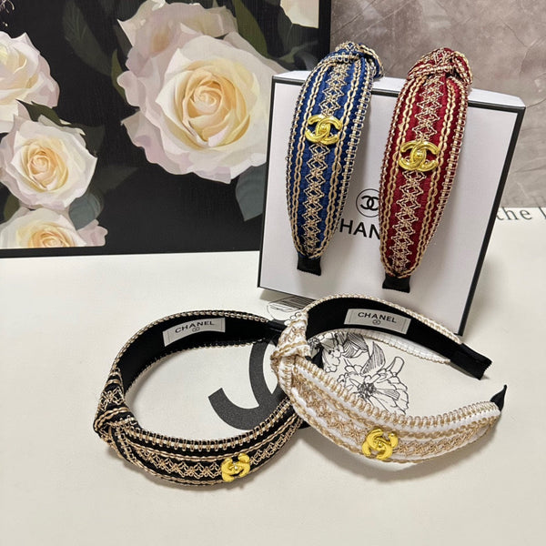 BLACK MIX LIGHT YELLOW FABRIC HEADBAND 168587