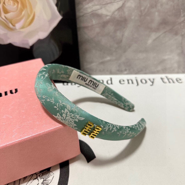 FASCIA CON STAMPA GARNITURE IN SETA VERDE VIRIDIAN 432823