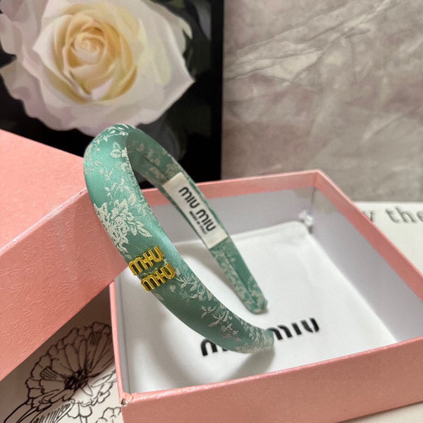 FASCIA CON STAMPA GARNITURE IN SETA VERDE VIRIDIAN 432823