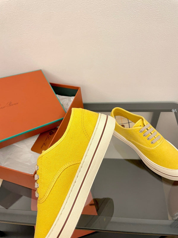 LP Nantucket Walk Sneaker Yellow Cotton 723197