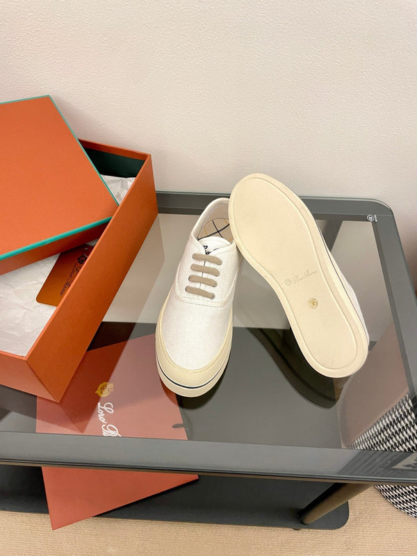 LP Nantucket Walk Sneaker Ivory Cotton 723200