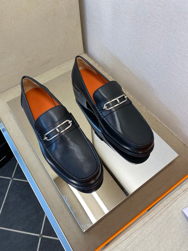 HM Men's Colette Loafer Black Calfskin 680420