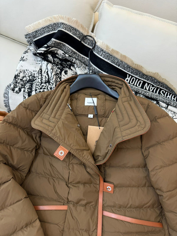 Burberry 25 Jacket Brown Down Nylon