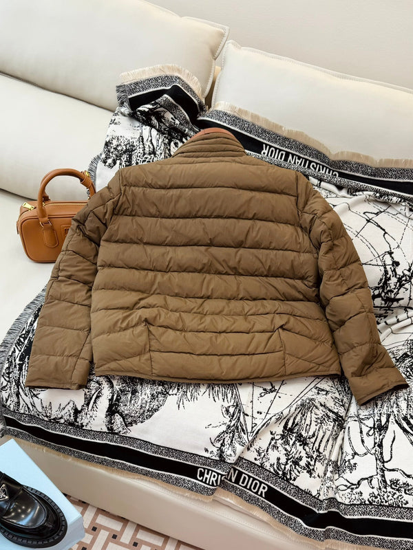 Burberry 25 Jacket Brown Down Nylon