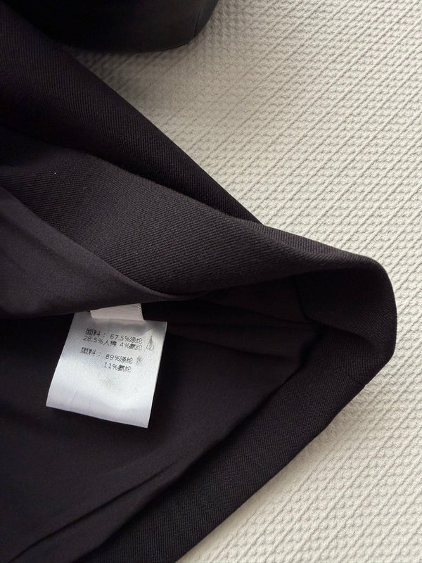 CC 26SS Robe sans manches noire polyester 352966