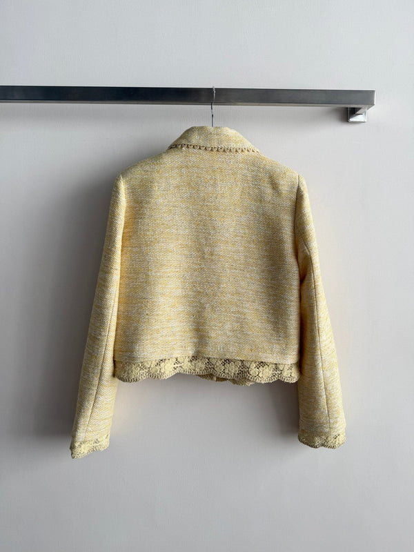 CC Ensemble Tweed Jaune Clair 352994