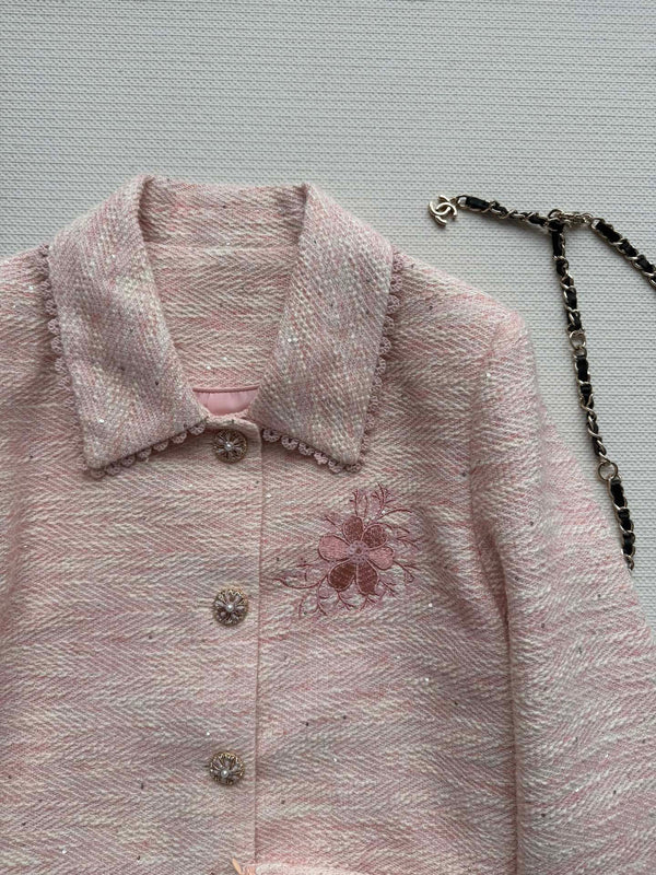 CC Ensemble Tweed Rose Clair 352996