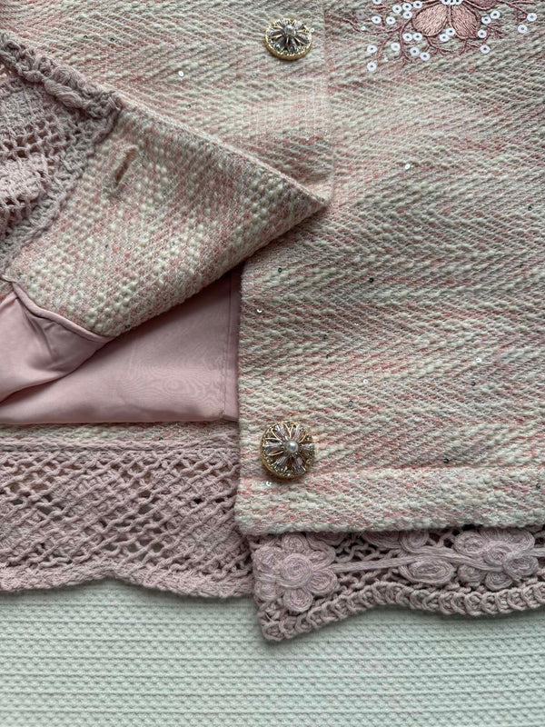 CC Ensemble Tweed Rose Clair 352996