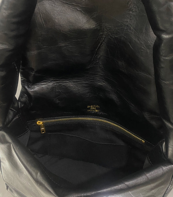 MONACO SLING BAG 27 IN BLACK SOFT LAMBSKIN