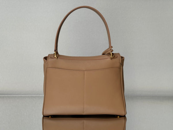 RODEO SMALL BAG 29 IN CAMEL BEIGE SMOOTH CALFSKIN GOLD HARDWARE