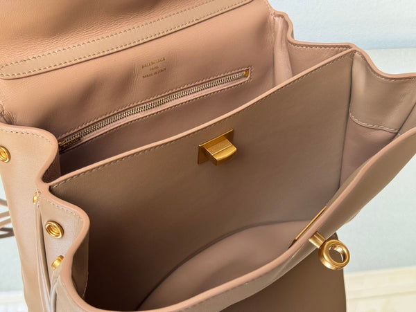 RODEO SMALL BAG 29 IN CAMEL BEIGE SMOOTH CALFSKIN GOLD HARDWARE