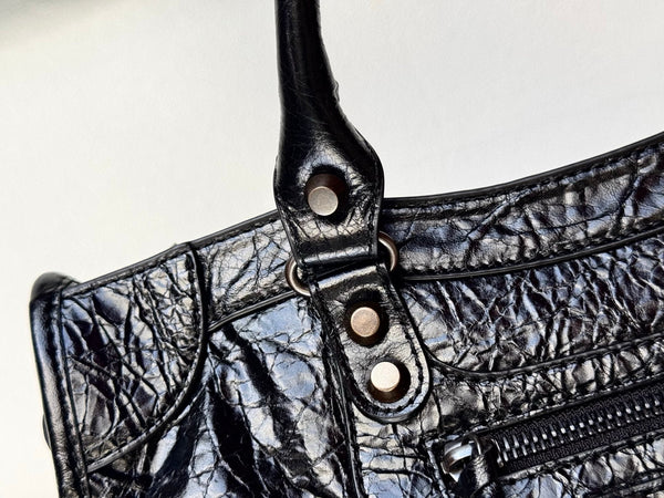 Balenciaga Le City Bag Black Lambskin