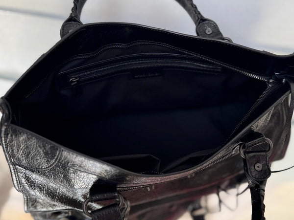 Balenciaga Le City Bag Black Lambskin