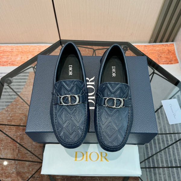 CD Odéon Loafer Blue Calfskin 638583