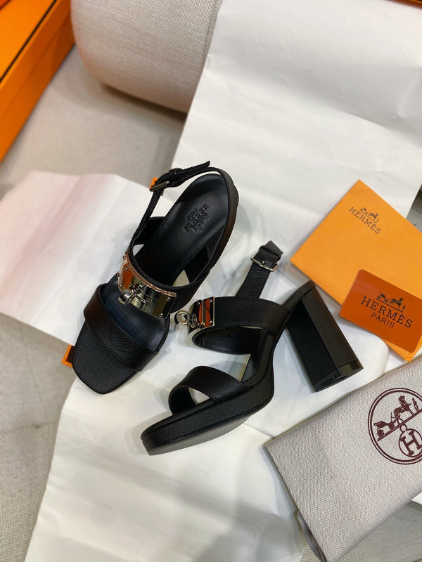 HM Ilona90 Slingback Black Calfskin 347912