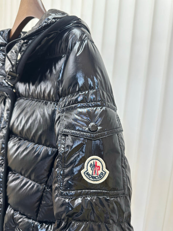 Moncler 25 Jacket Glossy Black Polyester 288452