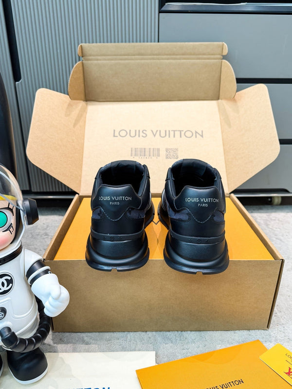 LV Classic Sneaker Black Monogram Mesh Leather 625423