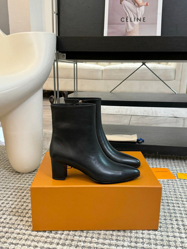 LV Ankle Boots 60mm Black Cowhide