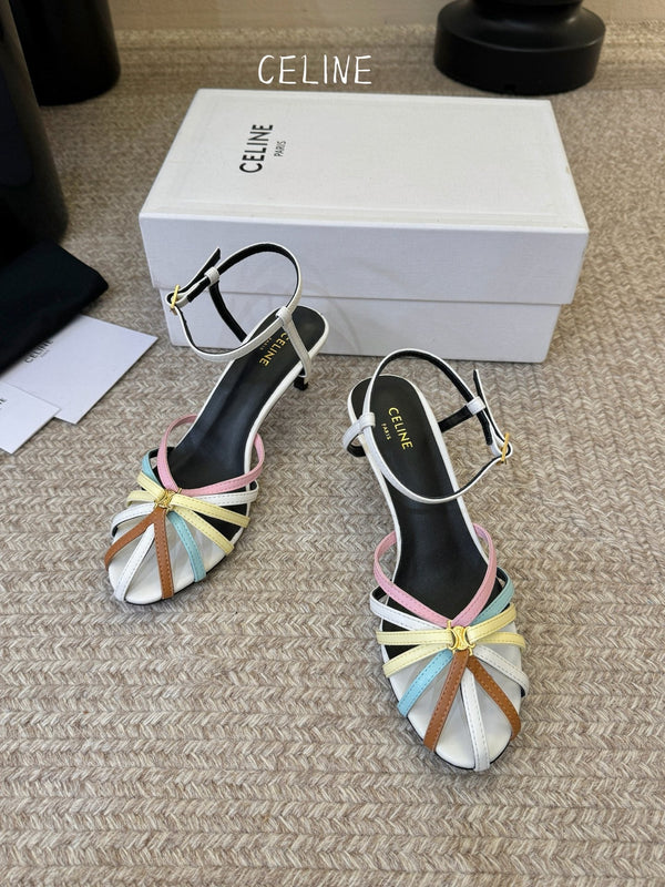 CL Triomphe Sandal 6.5cm Multicolor Lambskin 835892