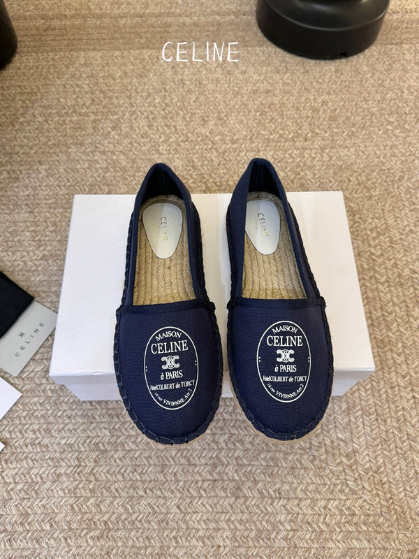 CL Maison Espadrilles Dark Blue Canvas 835905