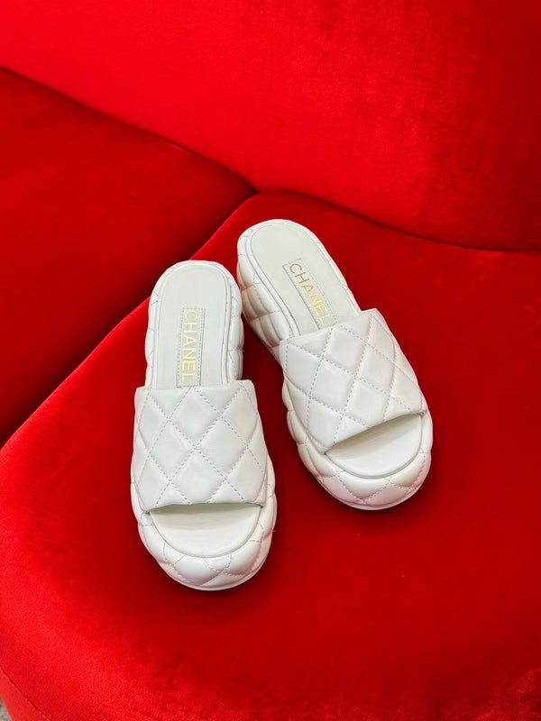 CC TACCO A ZEPPA IN PELLE DI AGNELLO BIANCA