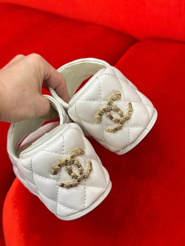 CC TACCO A ZEPPA IN PELLE DI AGNELLO BIANCA