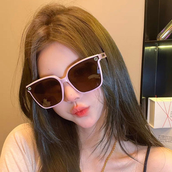 OCCHIALI DA SOLE CON MONTATURA A FARFALLA 53028 IN ACETATO