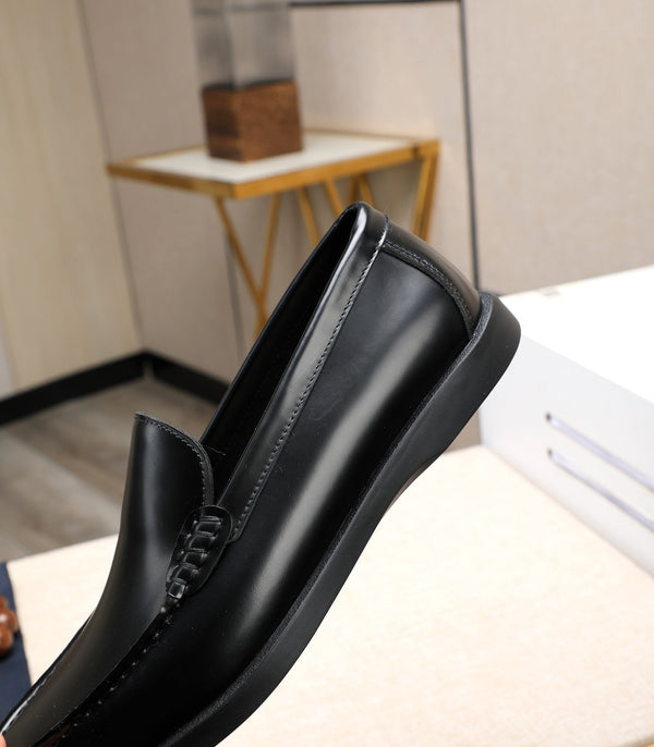 CD RETRO SEWED LOAFER BLACK SMOOTH CALFSKIN