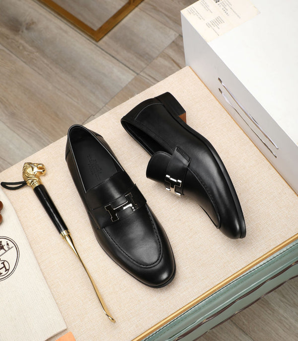 HM Men's Paris Loafer Black Cowhide