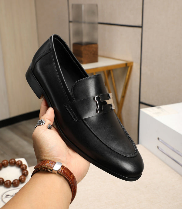 HM Men's Paris Loafer Black Cowhide