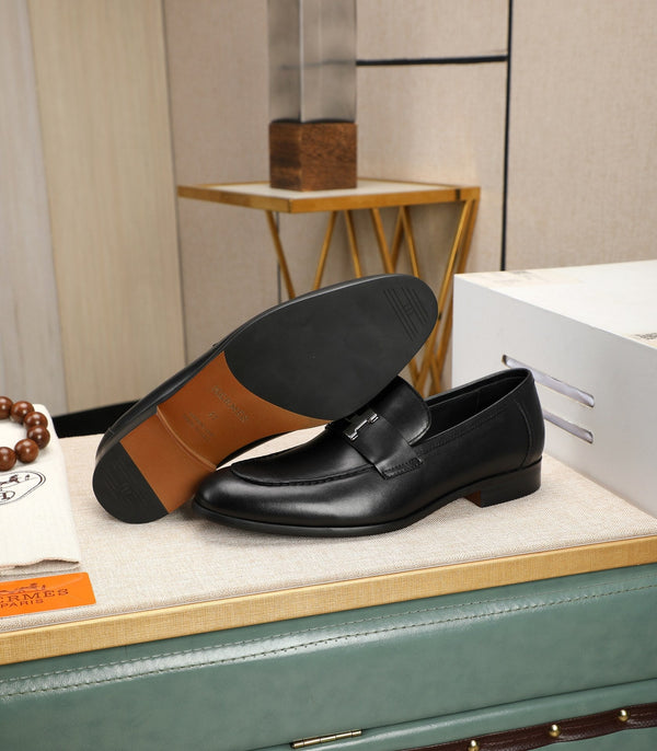 HM Men's Paris Loafer Black Cowhide