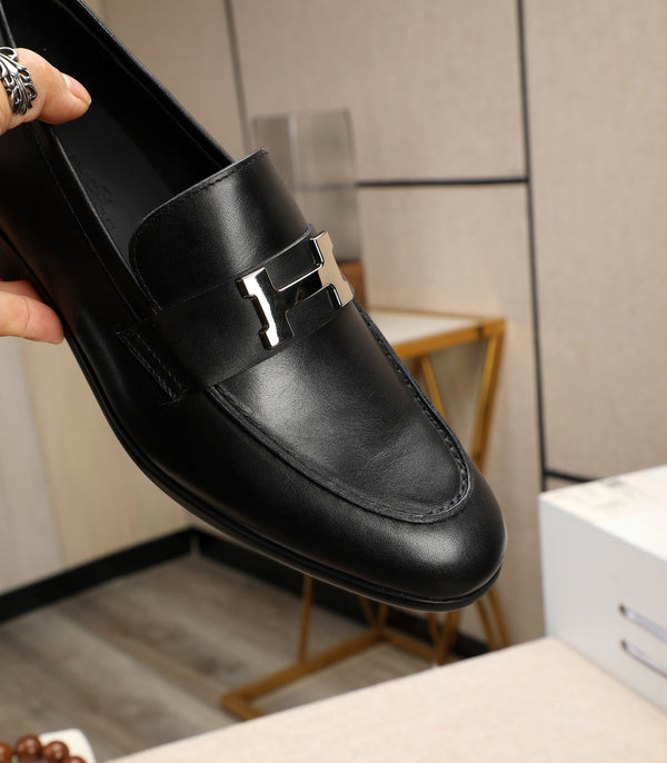 HM Men's Paris Loafer Black Cowhide