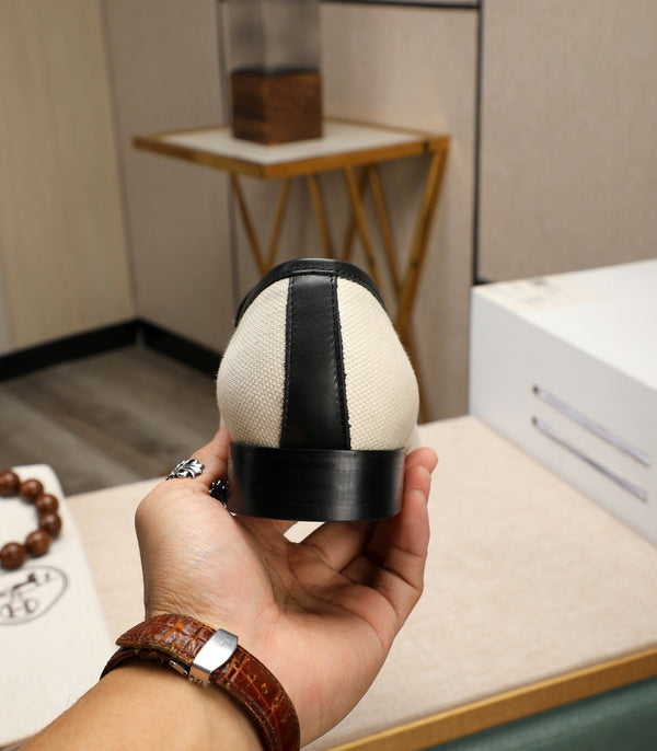 HM Men's Destin Loafer White Cowhide 480427