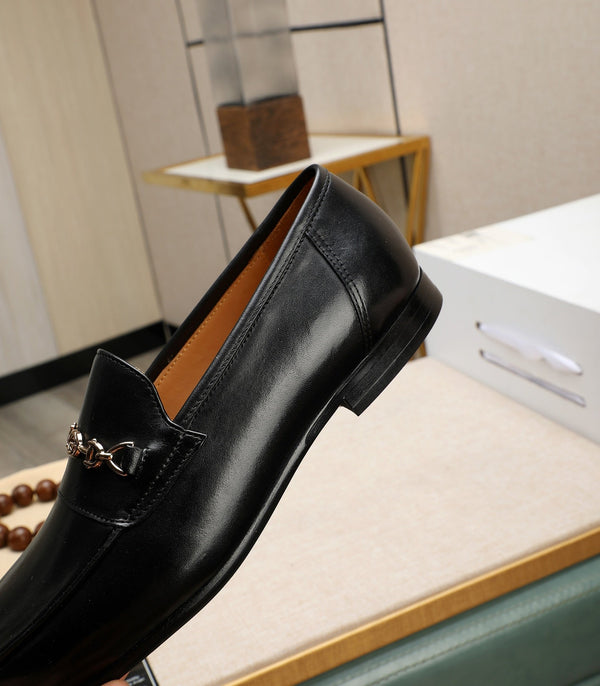 GG Men's Loafer Black Cowhide 526009