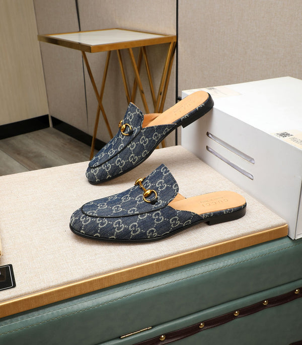 GG Men's Mule Brown Canvas 111472 (Copy)