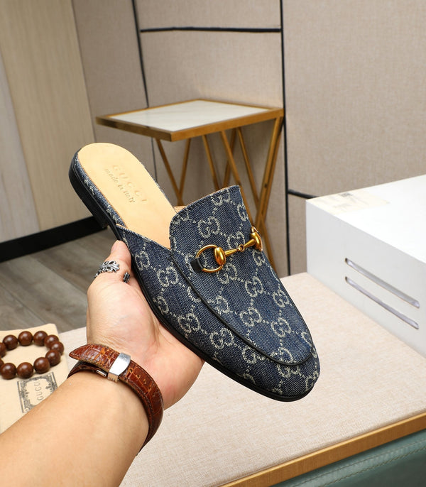 GG Men's Mule Brown Canvas 111472 (Copy)