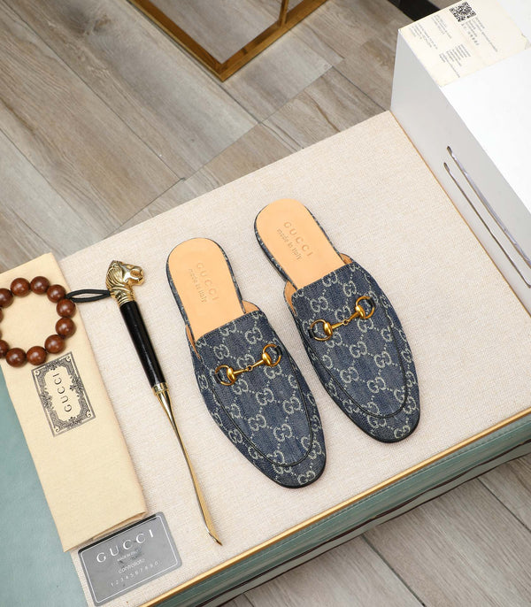 GG Men's Mule Brown Canvas 111472 (Copy)