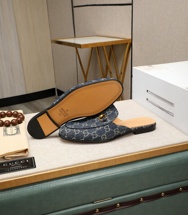 GG Men's Mule Brown Canvas 111472 (Copy)