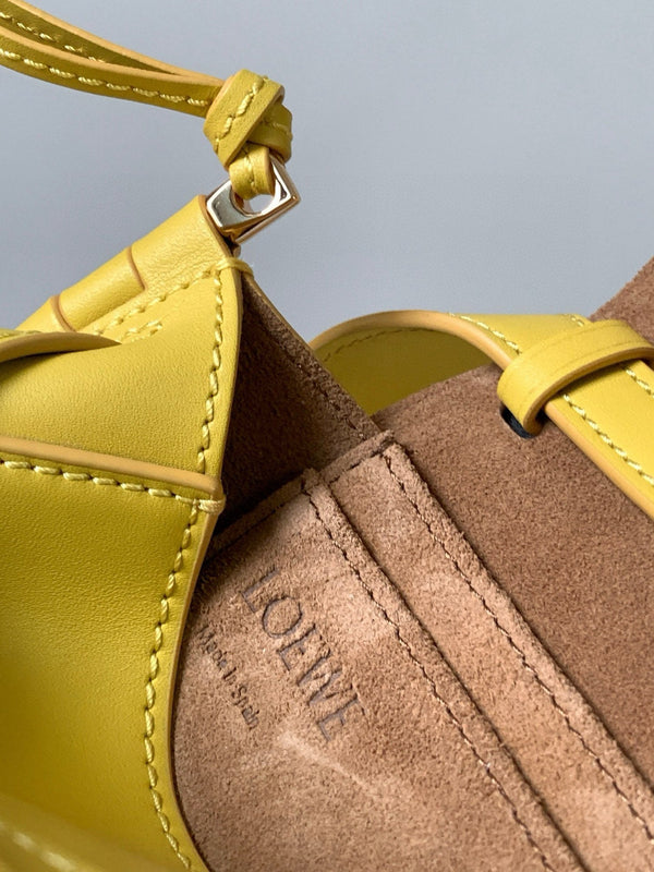 Loewe Mini Gate Dual Bag Yellow Calfskin