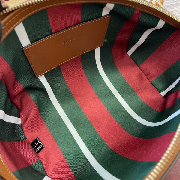 GG Padlock 31 Bag Beige Brown Canvas Leather 339644