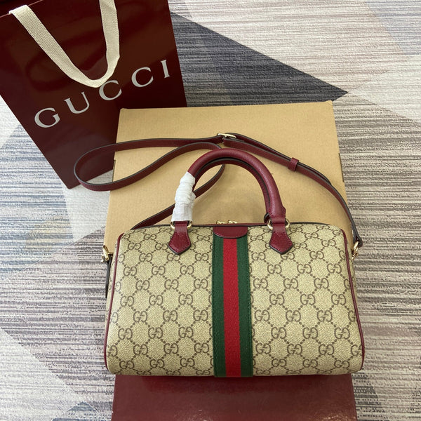 GG Ophidia Bag 25cm Canvas leather 339622