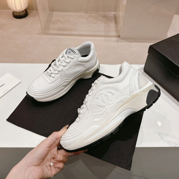 Women's White Sneaker Breathable mesh