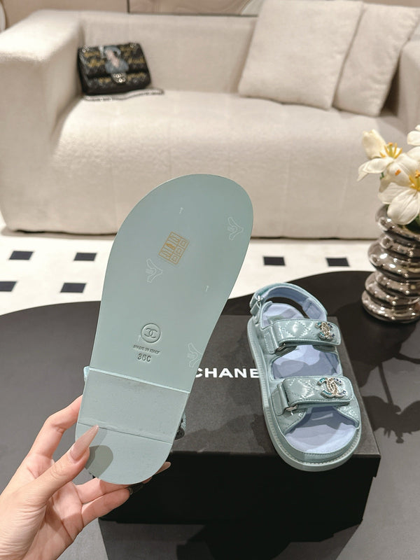 cc 25p dad sandal blue sky leather 237557